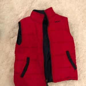 Puffy vest red